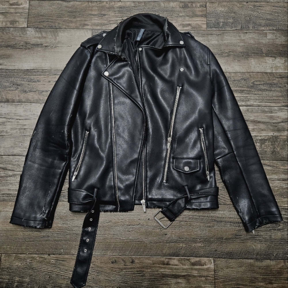 Leather Punk/Biker Jacket